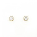 K18YG ダイヤモンド ピアス 0.72CT