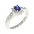 PT サファイヤ リング 0.47CT