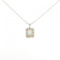 【新品】K18YG ダイヤモンド ネックレス 1.013CT VLY SI2 ファンシーカット