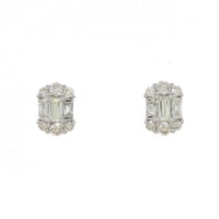 【新品】PT ダイヤモンド ピアス 0.40CT