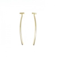 ティファニー Tワイヤー バー ピアス