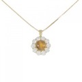 【リメイク】K18YG クリソベリルキャッツアイ ネックレス 4.37CT