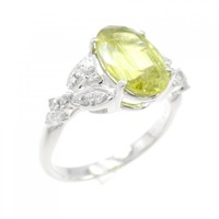 K18WG スフェーン リング 2.75CT