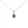 PT サファイヤ ネックレス 0.72CT