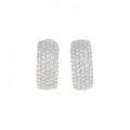 PT パヴェ ダイヤモンド ピアス 2.00CT