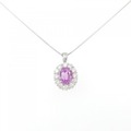 【リメイク】PT サファイヤ ネックレス 2.85CT スリランカ産