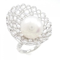 ミキモト 白蝶パール リング 15.1mm