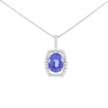 K18WG タンザナイト ネックレス 2.89CT