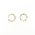 K18YG ダイヤモンド ピアス 0.40CT