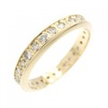 K18YG フルエタニティ ダイヤモンド リング 0.50CT