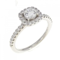 PT ダイヤモンド リング 0.306CT F SI1 VG