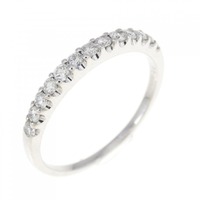 K18WG ダイヤモンド リング 0.25CT