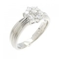 ポーラ フラワー ダイヤモンド リング 0.28CT