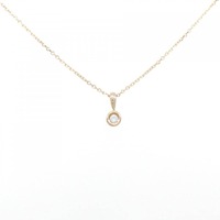 750PG/K18PG ダイヤモンド ネックレス 0.03CT