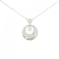 K18WG ダイヤモンド ネックレス 0.21CT