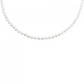 シルバークラスプ アコヤパール ネックレス 3.5-4mm