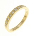 K18YG ダイヤモンド リング 0.173CT