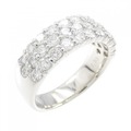 PT パヴェ ダイヤモンド リング 1.50CT