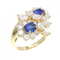 K18YG サファイヤ リング 1.65CT