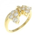 K18YG ダイヤモンド リング 0.50CT