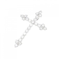 PT クロス ダイヤモンド ペンダント 3.27CT