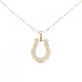 K18PG ダイヤモンド ネックレス 0.39CT