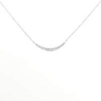 K18WG ダイヤモンド ネックレス 0.2CT