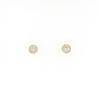 K18YG ダイヤモンド ピアス 0.20CT