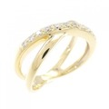 K18YG ダイヤモンド リング 0.13CT