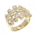 K18YG ダイヤモンド リング 1.66CT