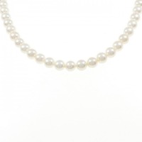 シルバークラスプ アコヤパール ネックレス 6.0-6.5mm