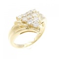 K18YG ダイヤモンド リング 0.45CT
