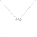 【新品】K18WG ダイヤモンド ネックレス 0.31CT