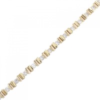 K18YG ダイヤモンド ブレスレット 1.00CT