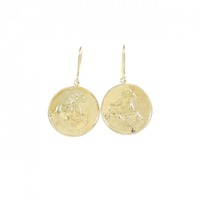 【新品】K18YG ホース ピアス