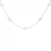 K18WG ダイヤモンド ネックレス 0.52CT