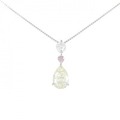 PT ダイヤモンド ネックレス 1.527CT VLY VS1 ペアシェイプ/0.082CT FIP SI2/0.301CT E SI2 VG