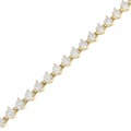 18KYG ダイヤモンド ブレスレット 3.00CT