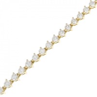 18KYG ダイヤモンド ブレスレット 3.00CT