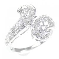 K18WG ダイヤモンド リング 0.12CT