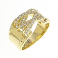 K18YG ダイヤモンド リング 0.28CT