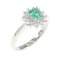 PT エメラルド リング 0.24CT
