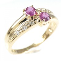 K18YG ルビー リング