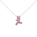 K18PG/K18WG ベア サファイヤ ネックレス 1.30CT