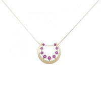 K18YG ルビー ネックレス 0.30CT