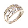 K18PG ダイヤモンド リング 0.25CT