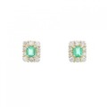【新品】K18YG エメラルド ピアス 0.26CT