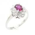 PT ルビー リング 0.41CT