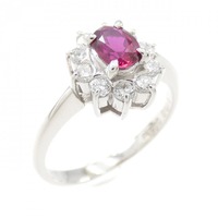 PT ルビー リング 0.41CT