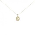 【新品】K18YG ダイヤモンド ネックレス 0.20CT